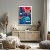 Reno Retro Casino Vibes Travel Poster PosterGoat