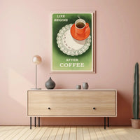 Retro Coffee Enthusiast Poster - Abstract, Artistic, or Pop Culture Poster PosterGoat