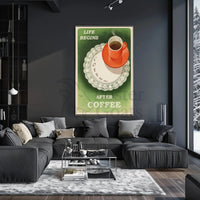 Retro Coffee Enthusiast Poster - Abstract, Artistic, or Pop Culture Poster PosterGoat