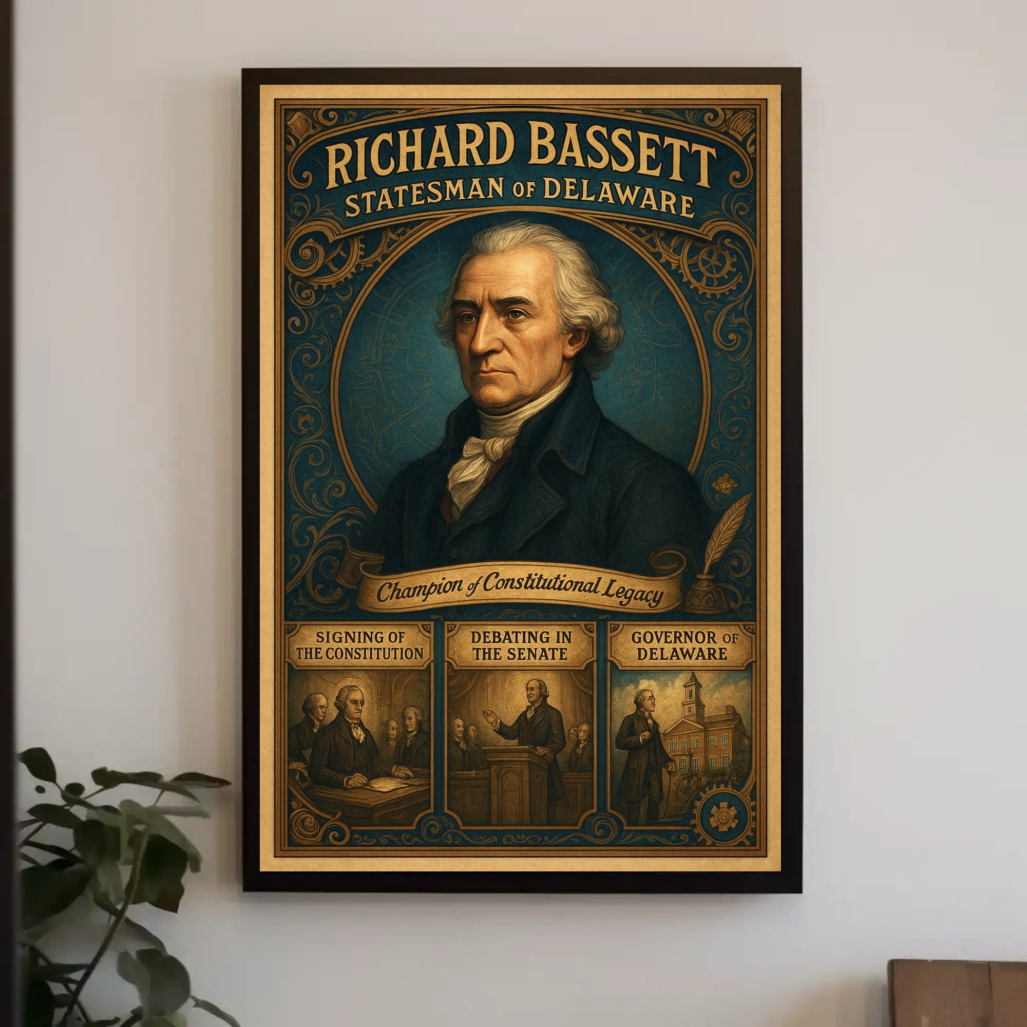 Richard Bassett Statesman Of Delaware Poster PosterGoat