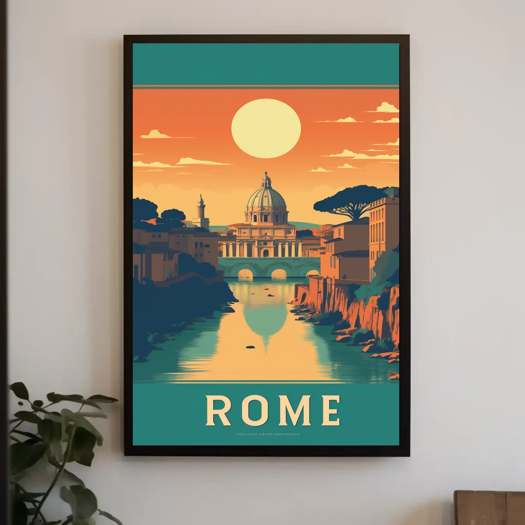 Rome: Captivating Vintage Travel Poster PosterGoat