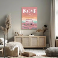 Rome's Colosseum Dreamy Cityscape Travel Poster PosterGoat