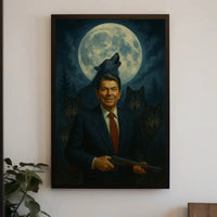 Ronald Reagan Leader of the Pack Heroic Art, Pop Culture Poster PosterGoat