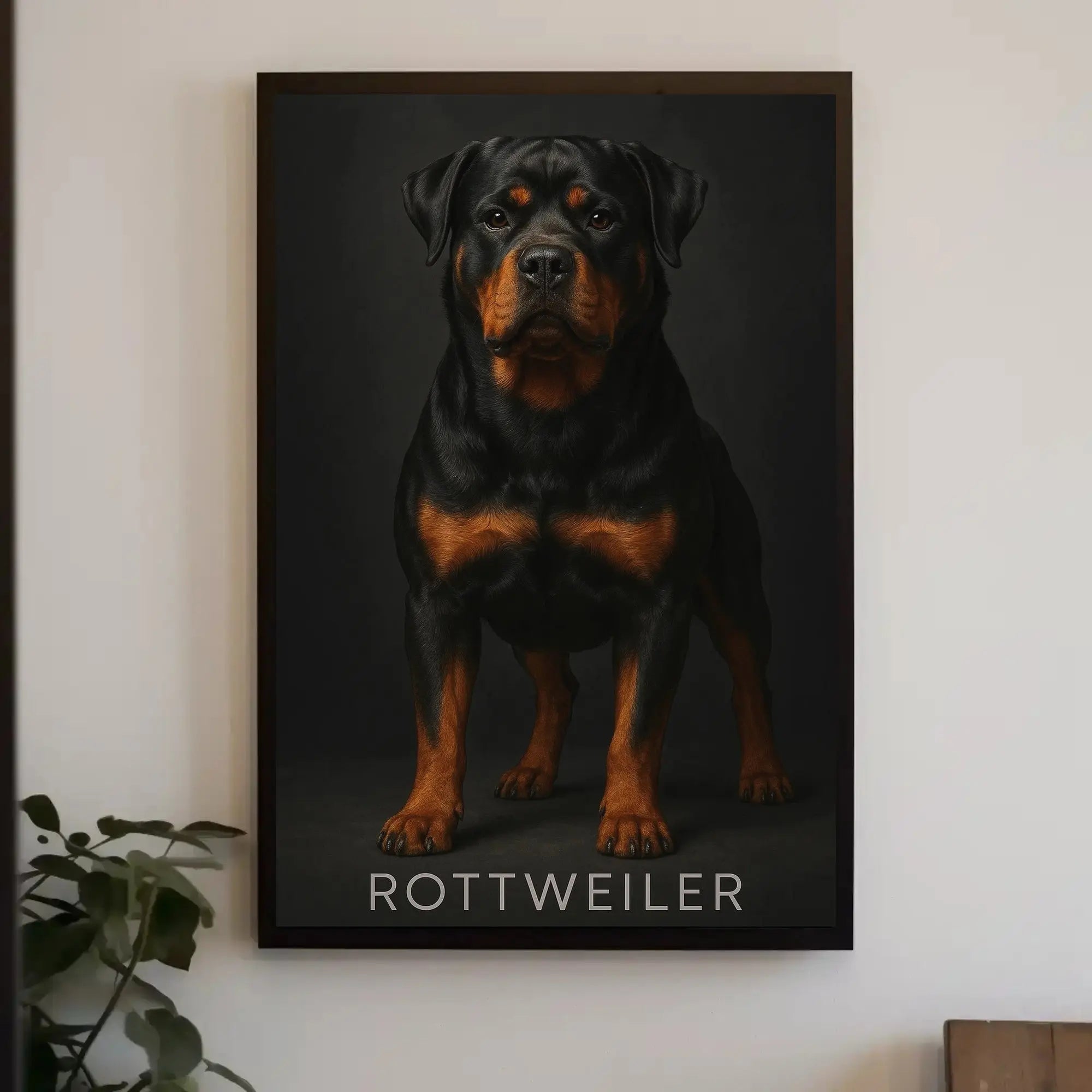 Rottweiler Strength and Elegance Dog Breed Poster PosterGoat