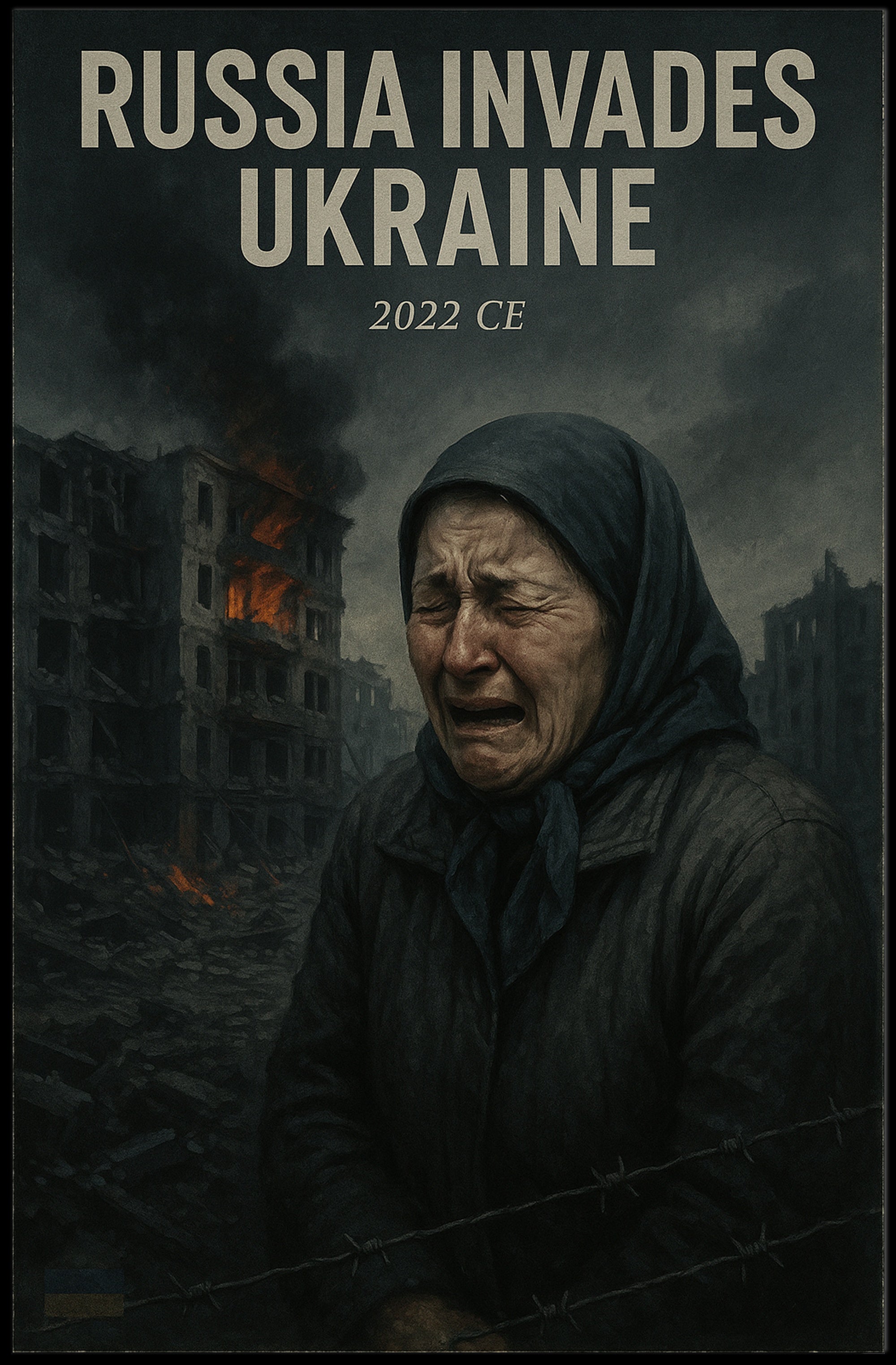 Russia Invades Ukraine Poster PosterGoat