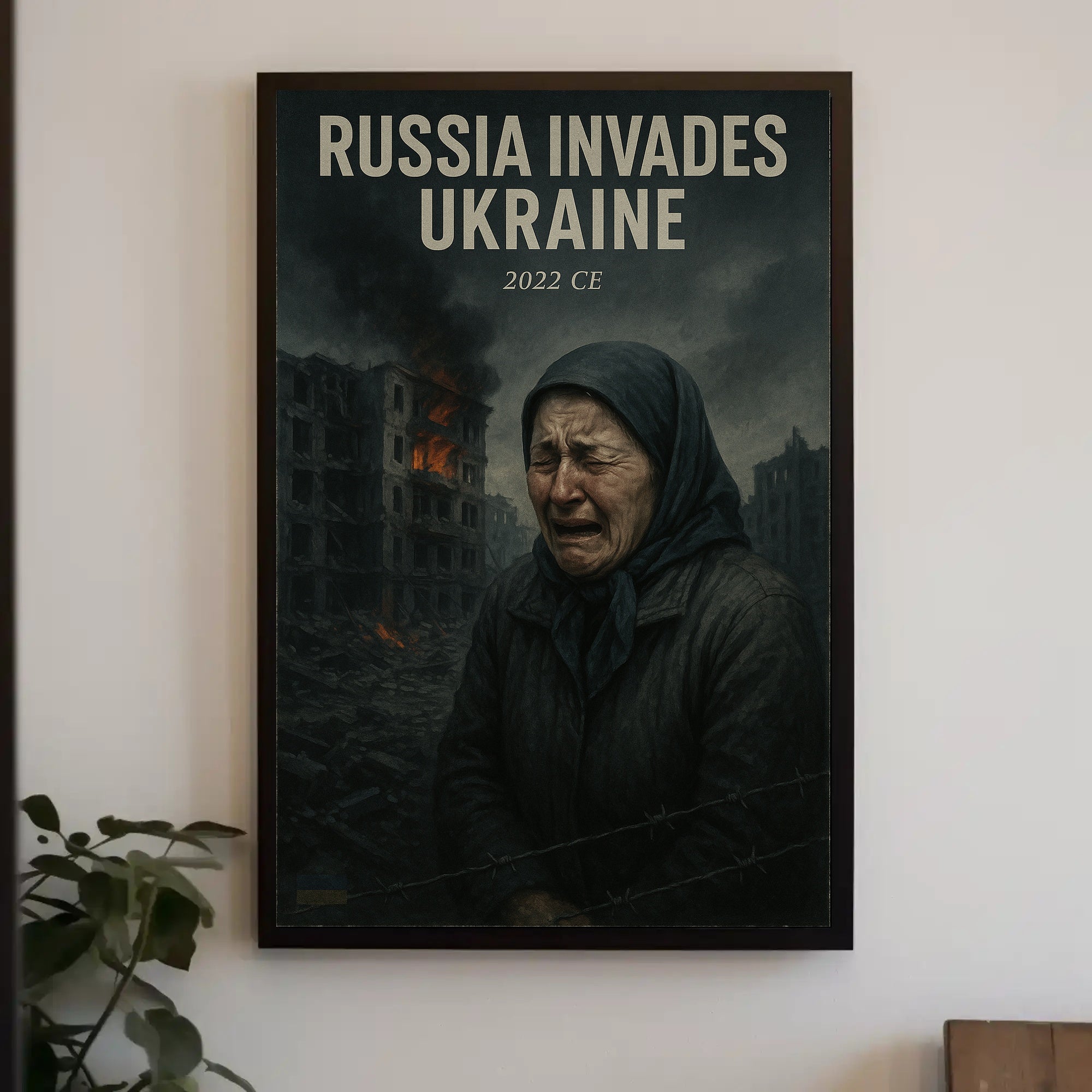 Russia Invades Ukraine Poster PosterGoat