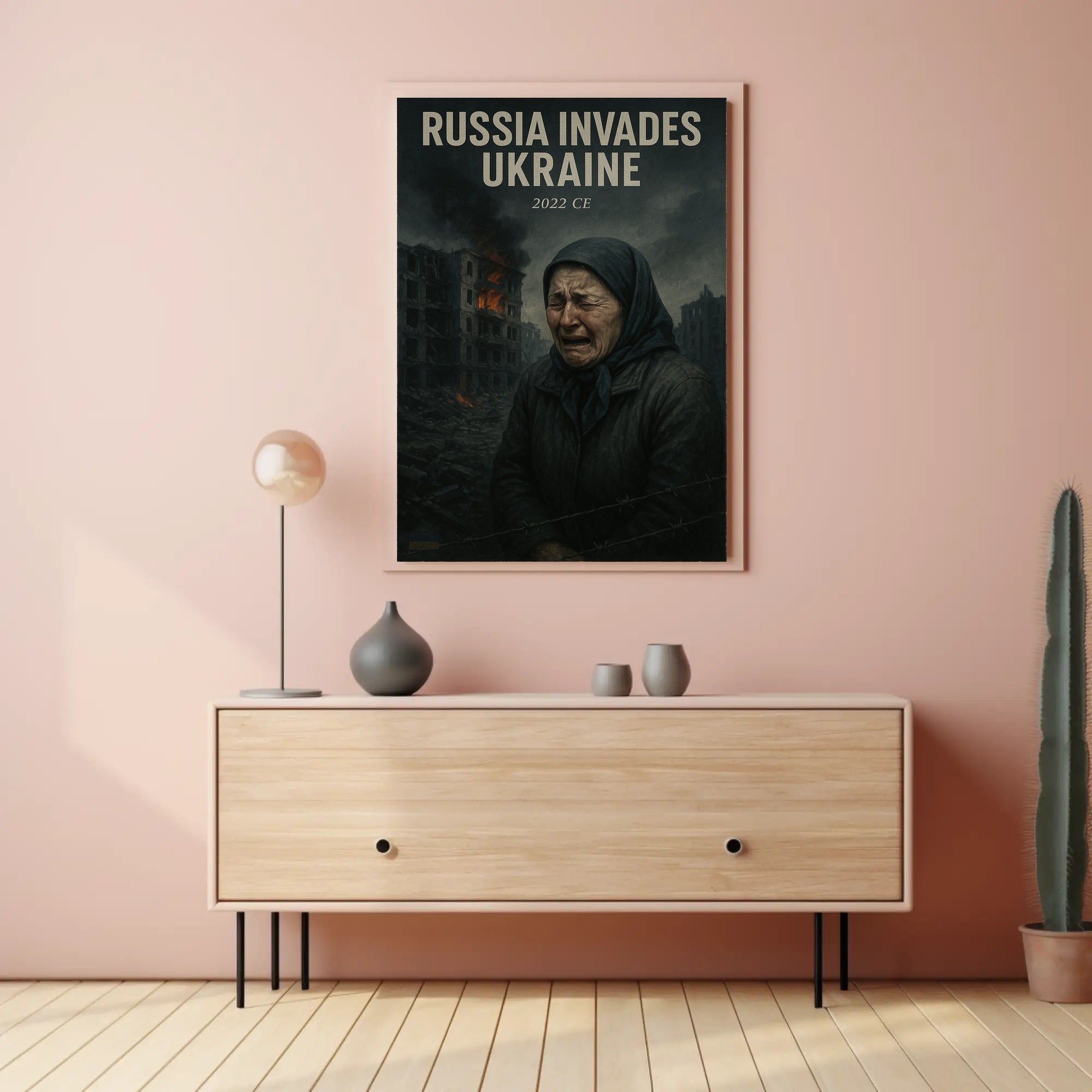 Russia Invades Ukraine Poster PosterGoat