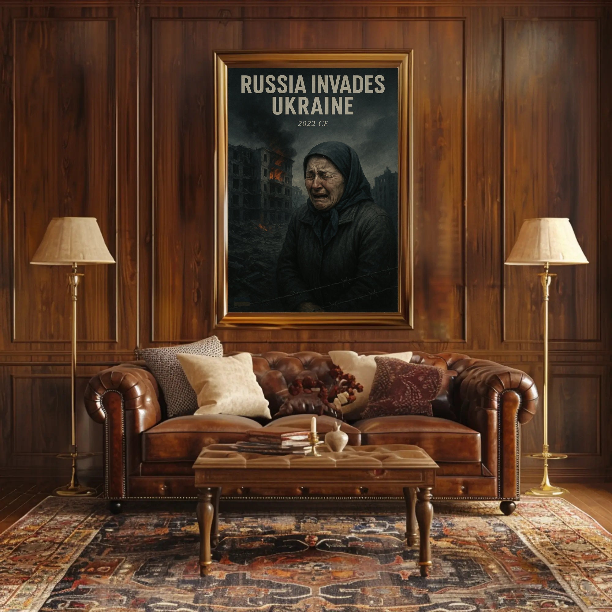 Russia Invades Ukraine Poster PosterGoat