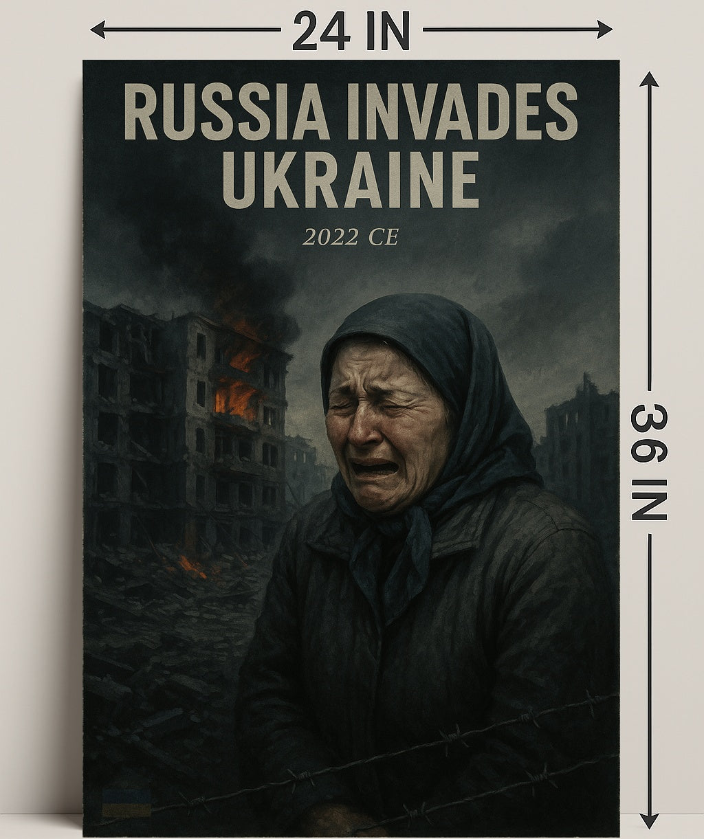 Russia Invades Ukraine Poster PosterGoat