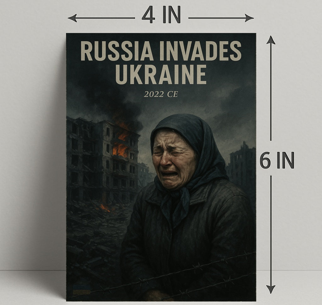 Russia Invades Ukraine Poster PosterGoat