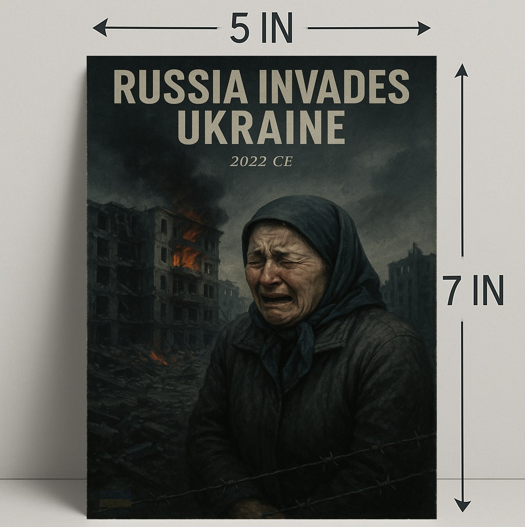Russia Invades Ukraine Poster PosterGoat