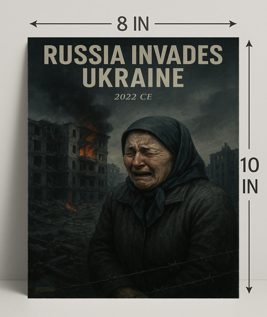Russia Invades Ukraine Poster PosterGoat