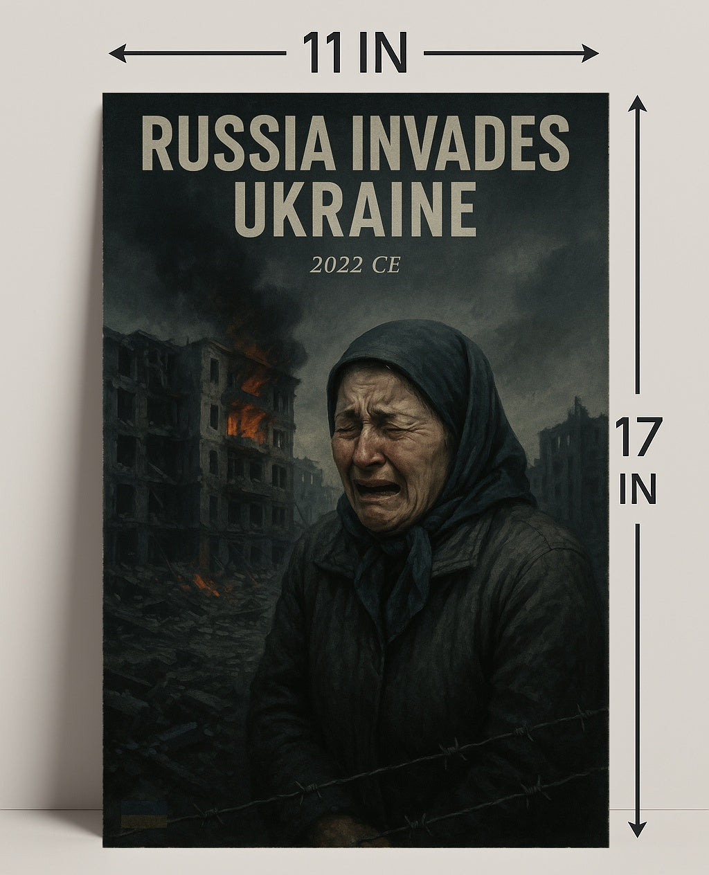 Russia Invades Ukraine Poster PosterGoat