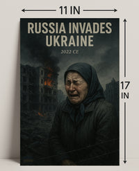 Russia Invades Ukraine Poster PosterGoat