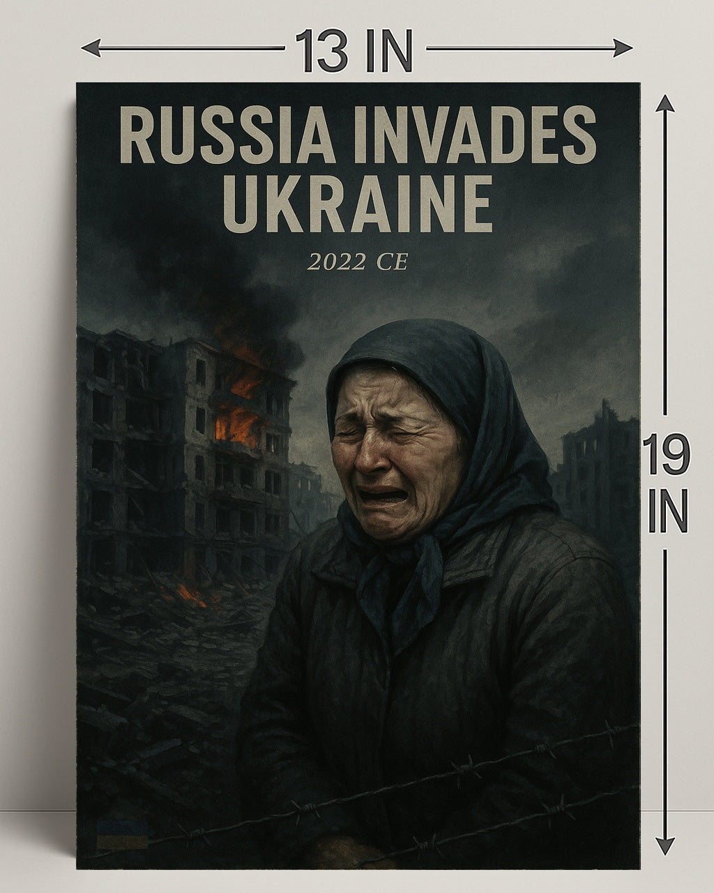 Russia Invades Ukraine Poster PosterGoat