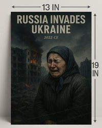 Russia Invades Ukraine Poster PosterGoat
