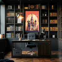 Russian Cathedral  Art: Vibrant Cultural Exploration Poster PosterGoat