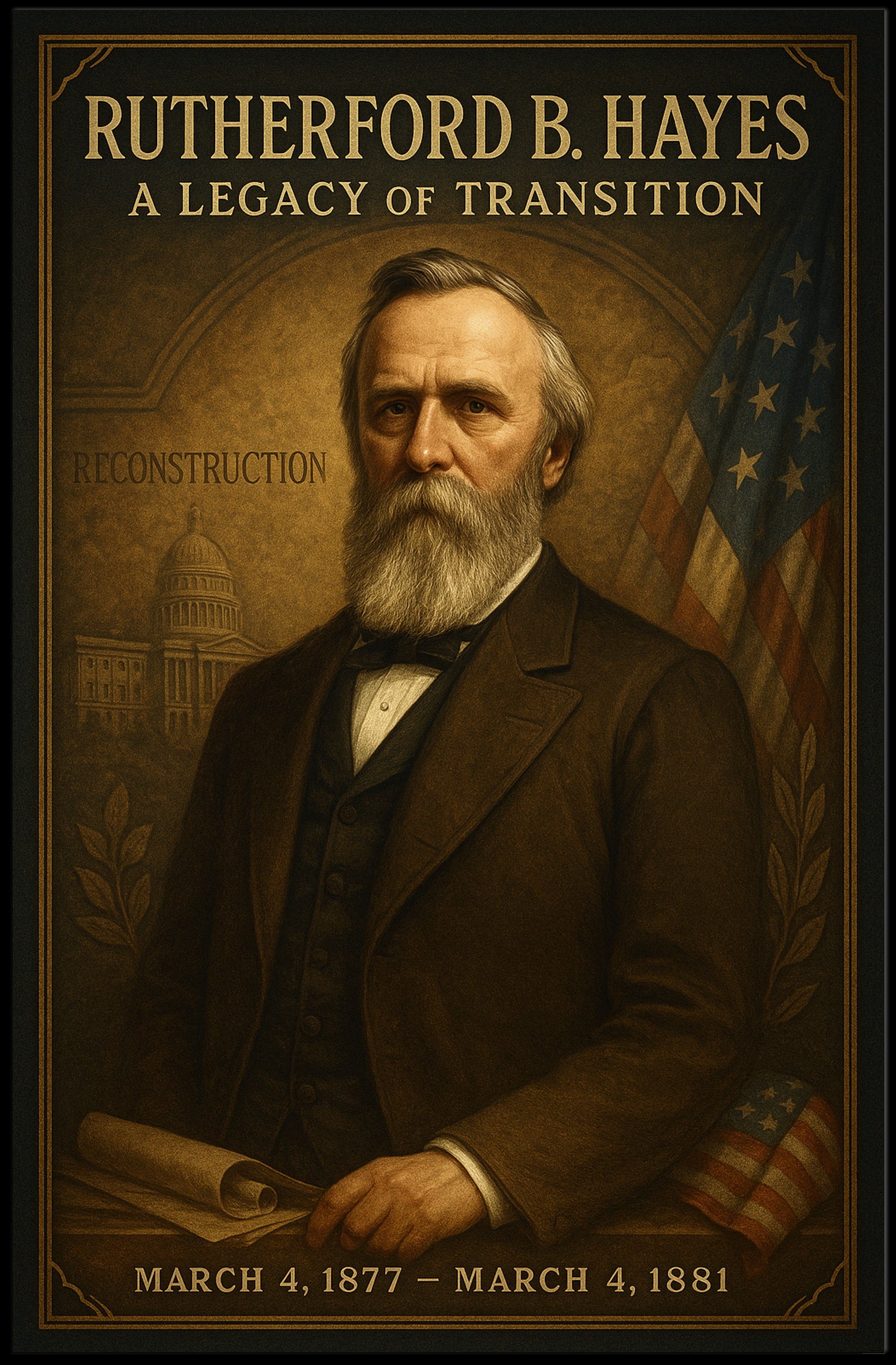 Rutherford B. Hayes A Legacy of Transition Poster PosterGoat
