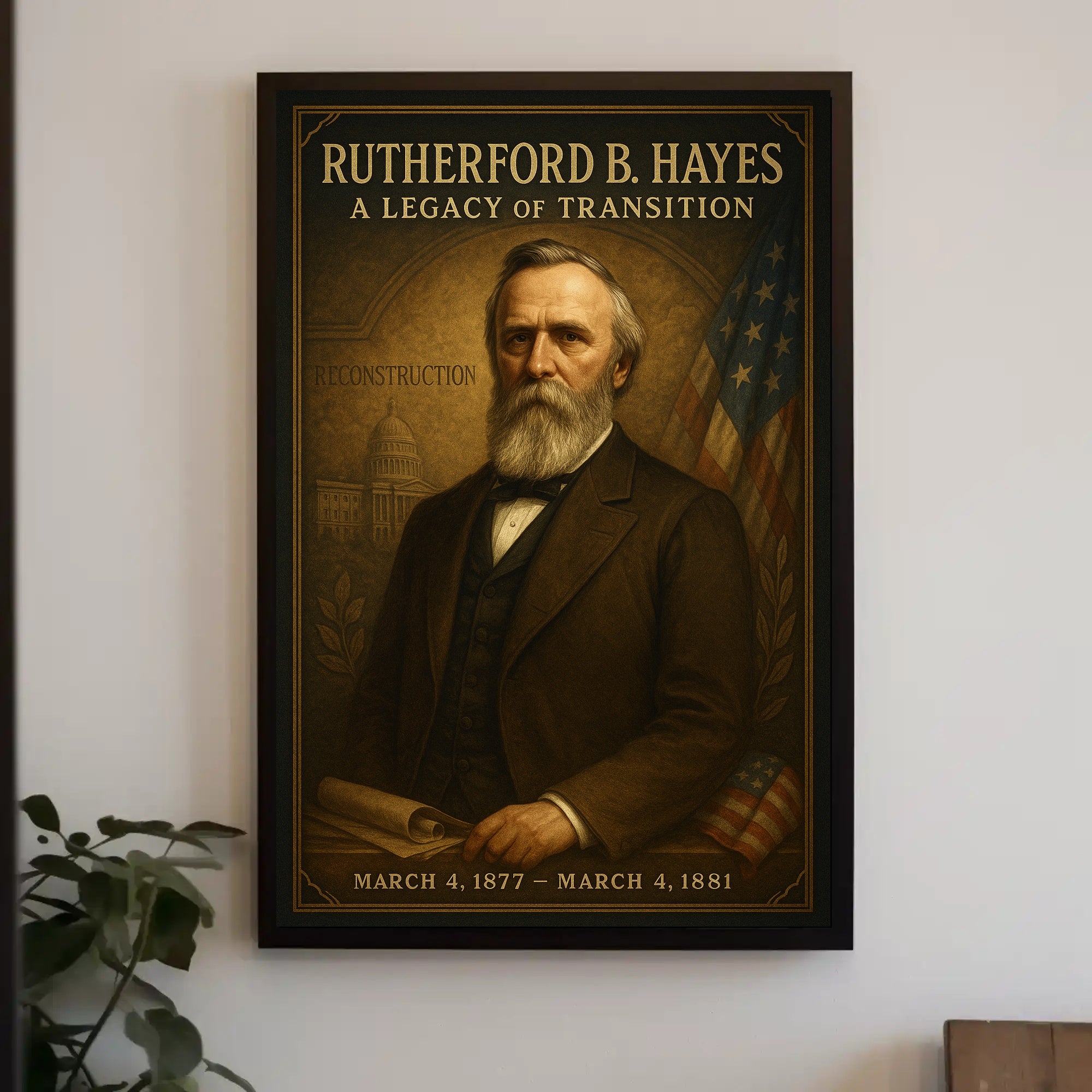 Rutherford B. Hayes A Legacy of Transition Poster PosterGoat