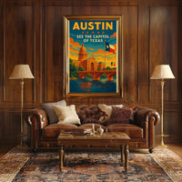SEE THE CAPITOL OF TEXAS Travel Poster PosterGoat