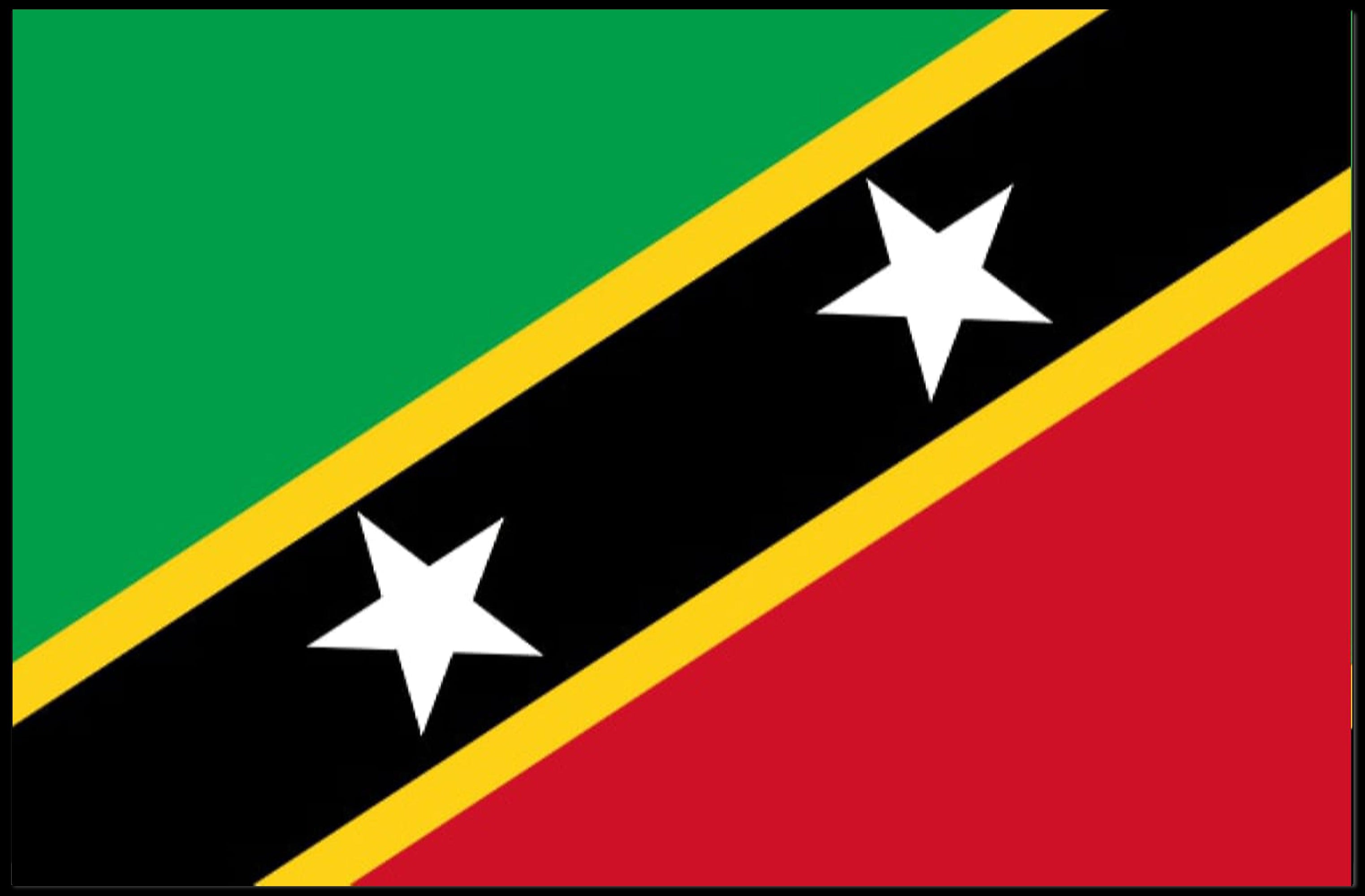 Saint Kitts and Nevis Flag Country Flag Poster PosterGoat
