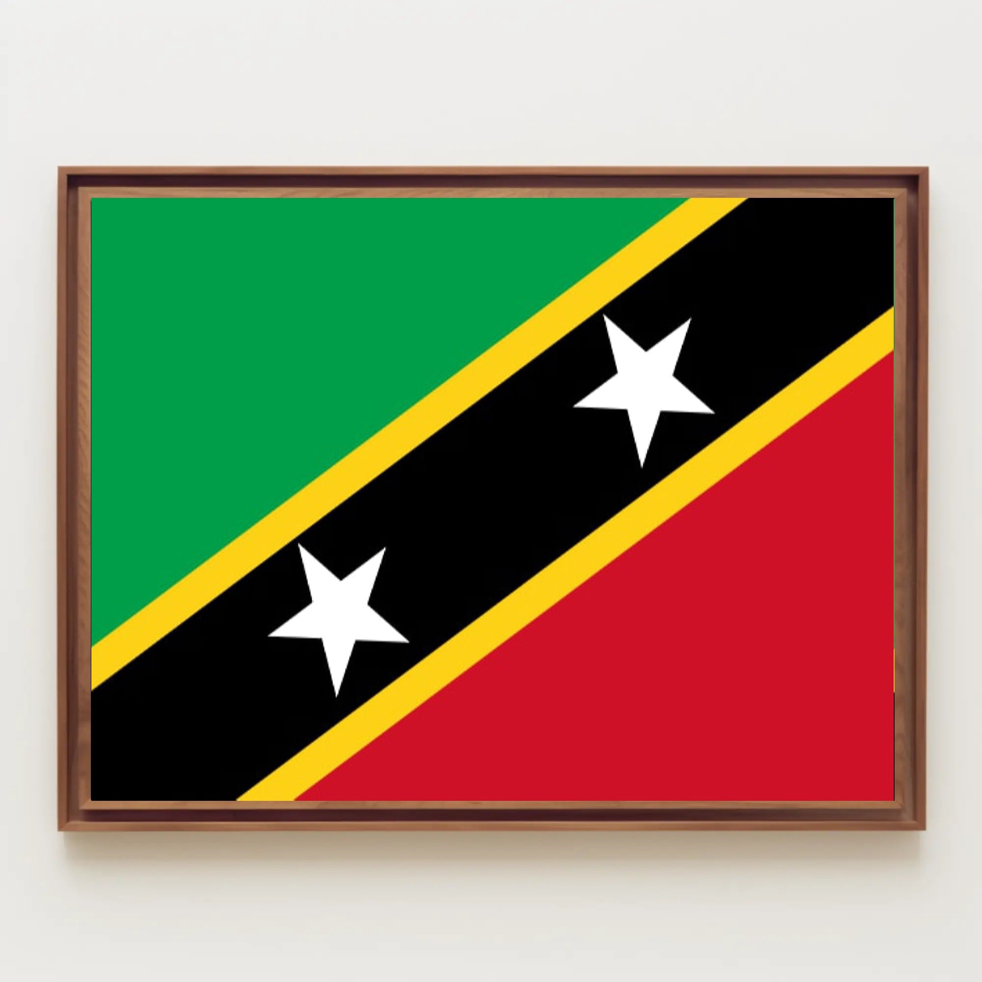 Saint Kitts and Nevis Flag Country Flag Poster PosterGoat