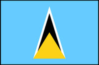 Saint Lucia Flag Country Pride Poster PosterGoat