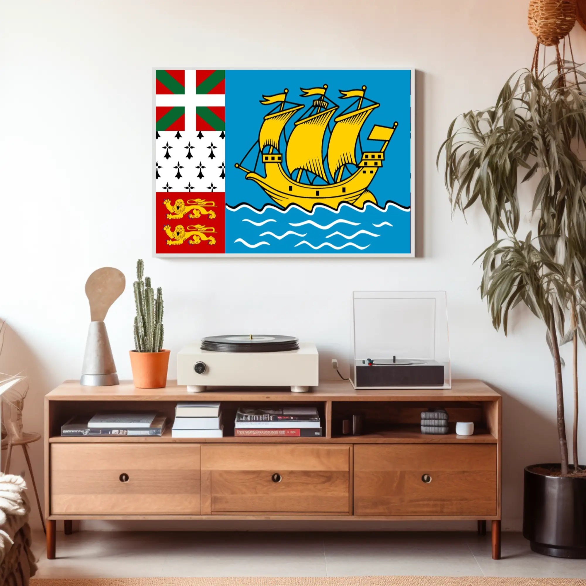 Saint Pierre and Miquelon Heritage Cultural or Heritage Poster PosterGoat