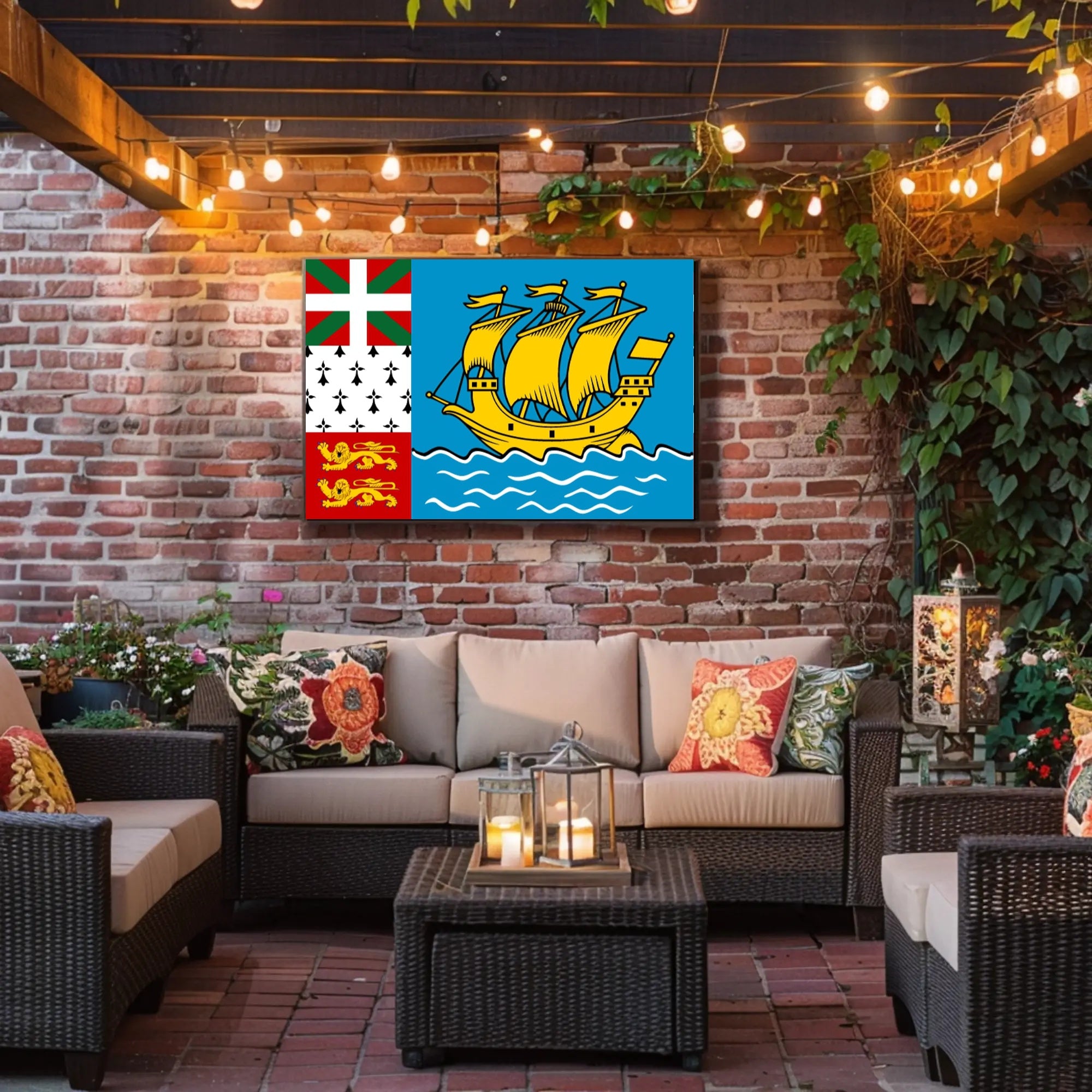 Saint Pierre and Miquelon Heritage Cultural or Heritage Poster PosterGoat