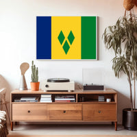 Saint Vincent and the Grenadines Flag Country Flag Poster PosterGoat