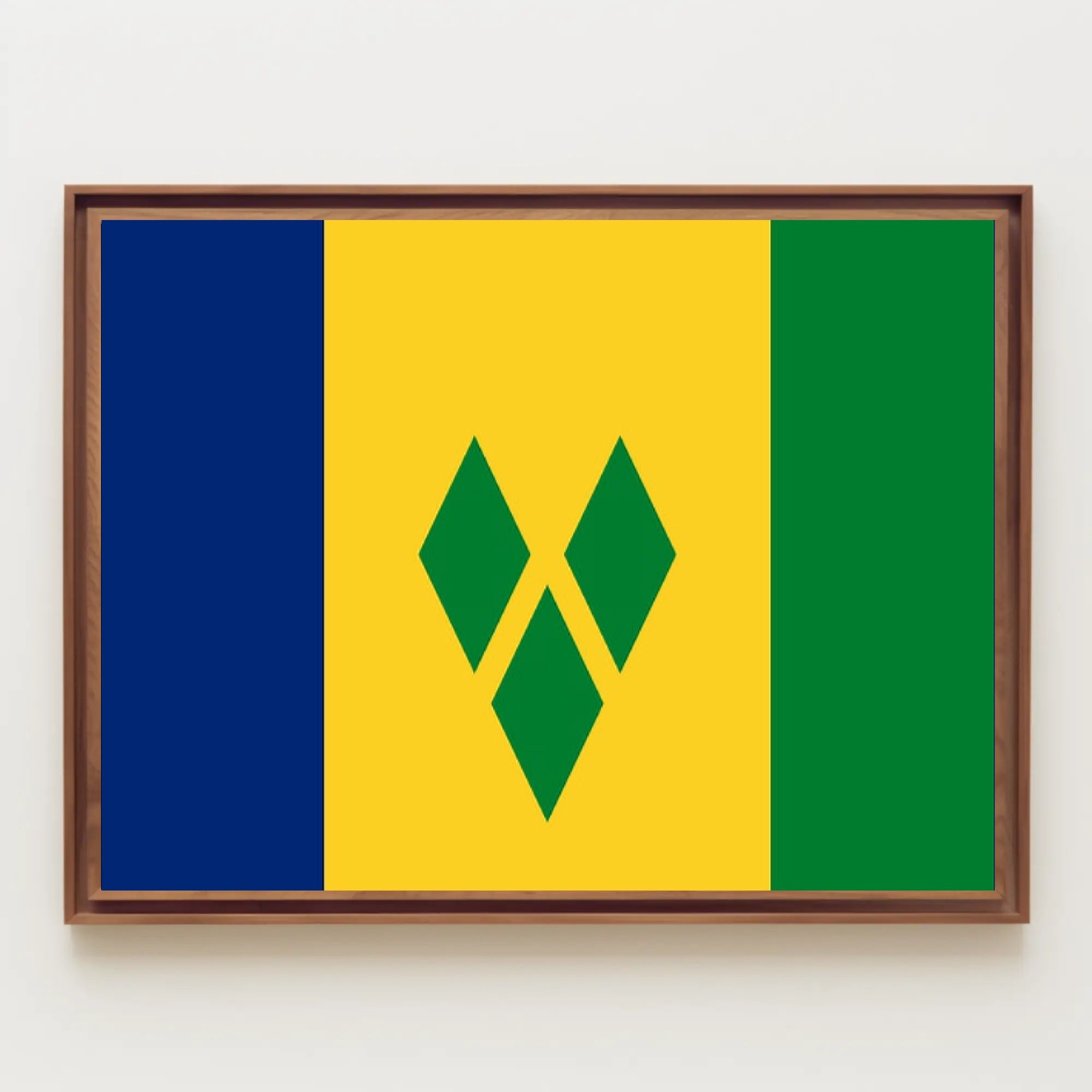 Saint Vincent and the Grenadines Flag Country Flag Poster PosterGoat