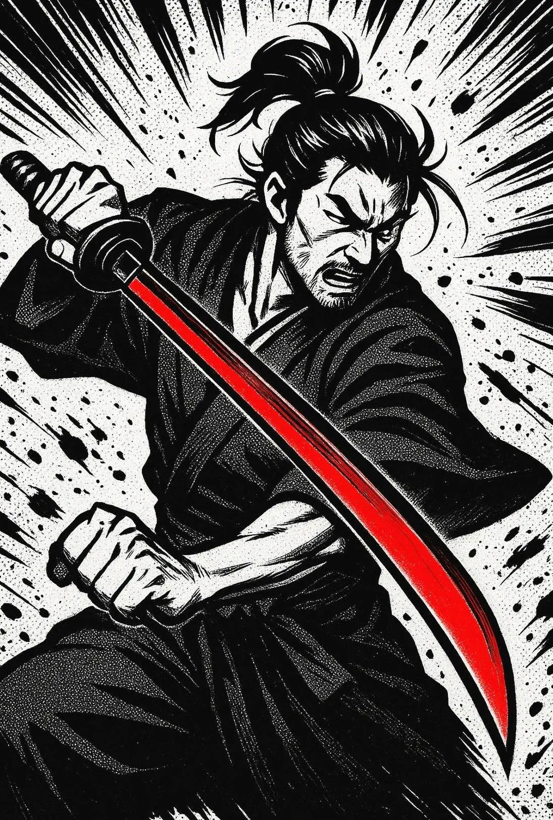 Samurai Katana Warrior Cultural or Heritage Poster PosterGoat