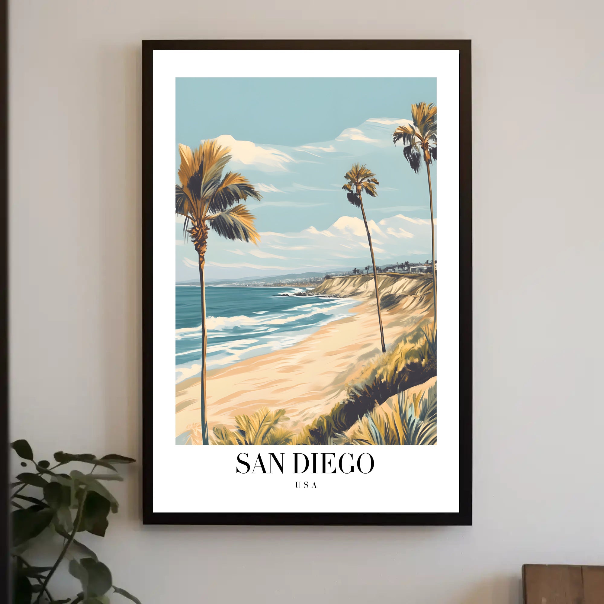 San Diego Vintage Travel Poster PosterGoat