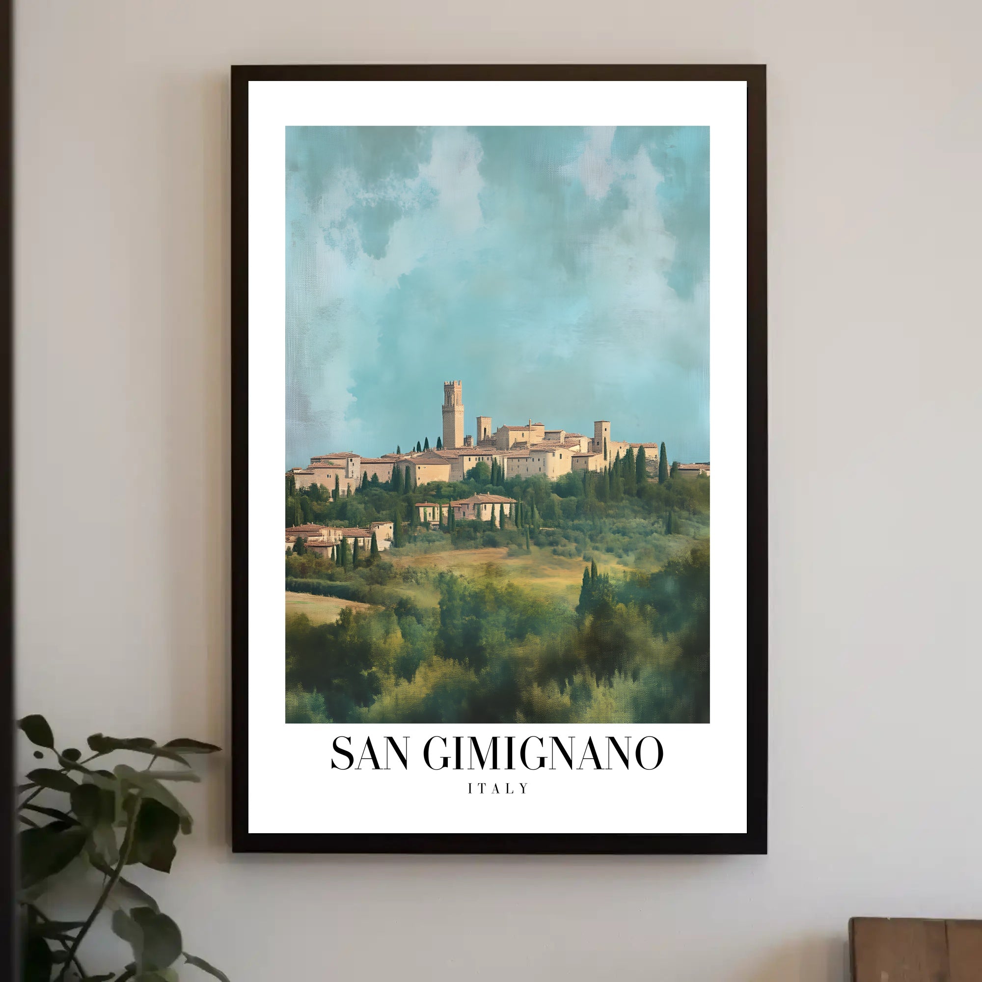 San Gimignano Classic Travel Poster PosterGoat