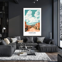 Santa Fe Street Art: Travel Poster PosterGoat