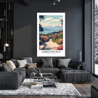 Scenic Christchurch, New Zealand Travel Poster PosterGoat