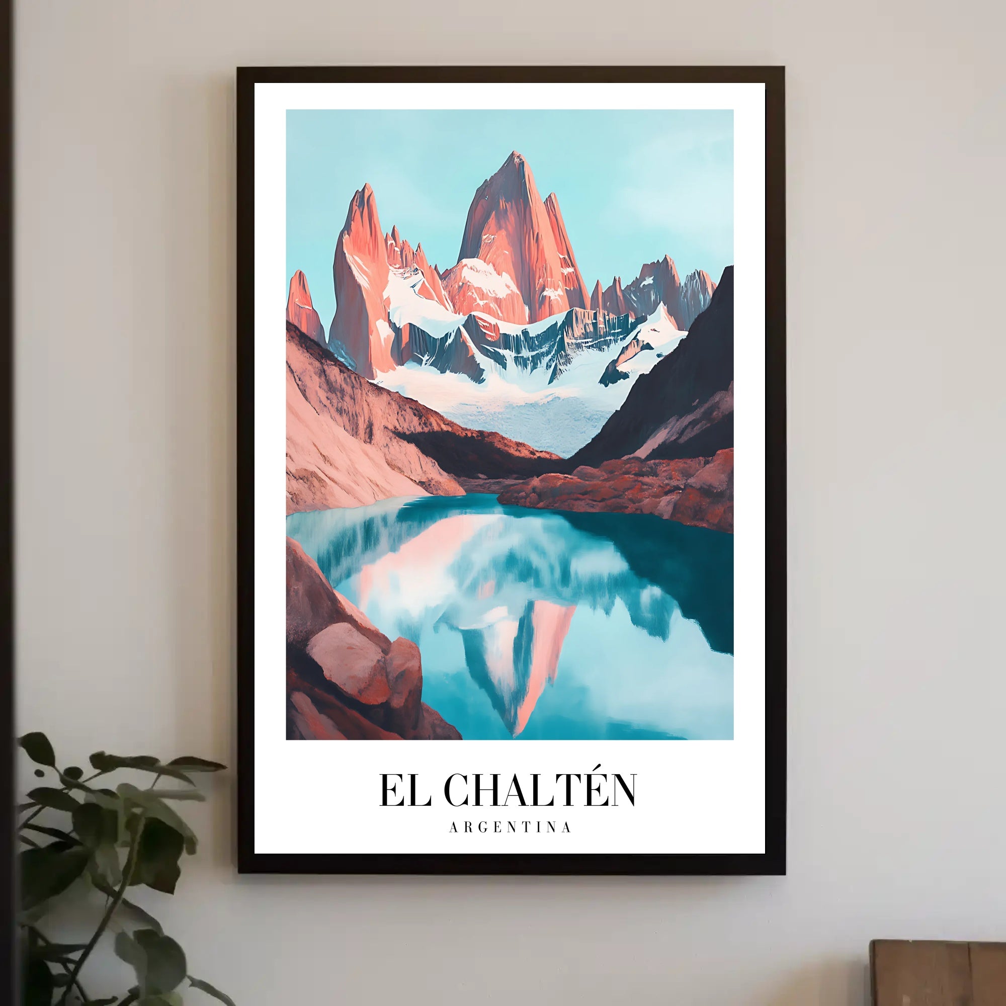 Scenic El Chaltén Adventure Travel Poster PosterGoat