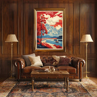 Scenic Georgia Landscape Vintage Travel Poster PosterGoat