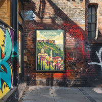 Scenic Georgia Vintage Travel Art Poster PosterGoat