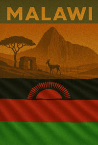 Scenic Malawi Adventure Vintage Travel Poster PosterGoat