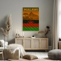 Scenic Malawi Adventure Vintage Travel Poster PosterGoat