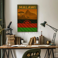 Scenic Malawi Adventure Vintage Travel Poster PosterGoat