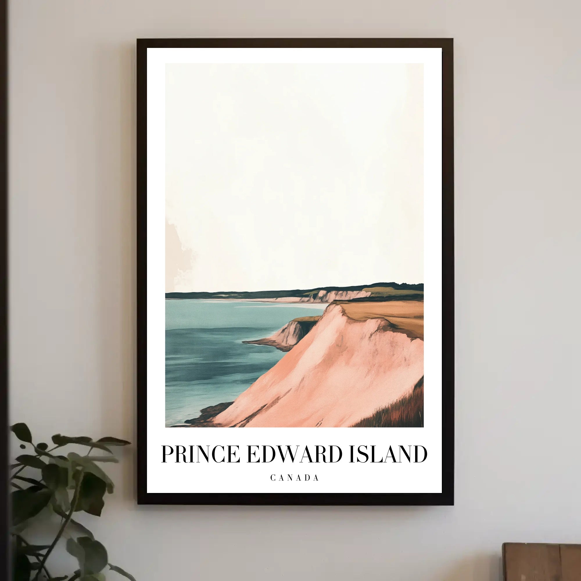 Scenic Prince Edward Island Minimalist Travel Poster PosterGoat