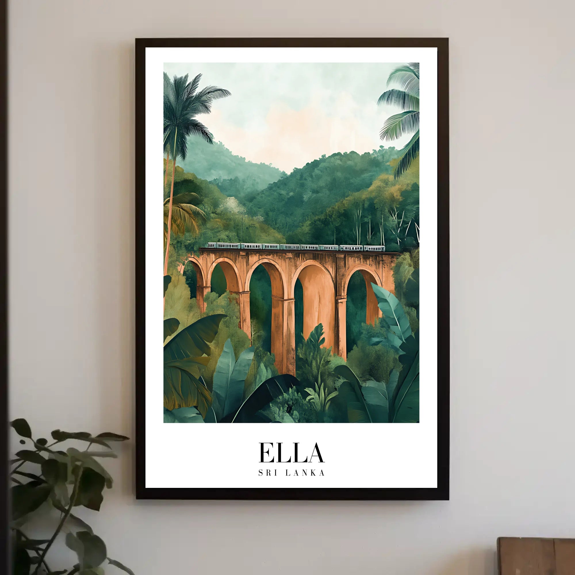 Scenic Railway Journey in Ella Travel Poster PosterGoat
