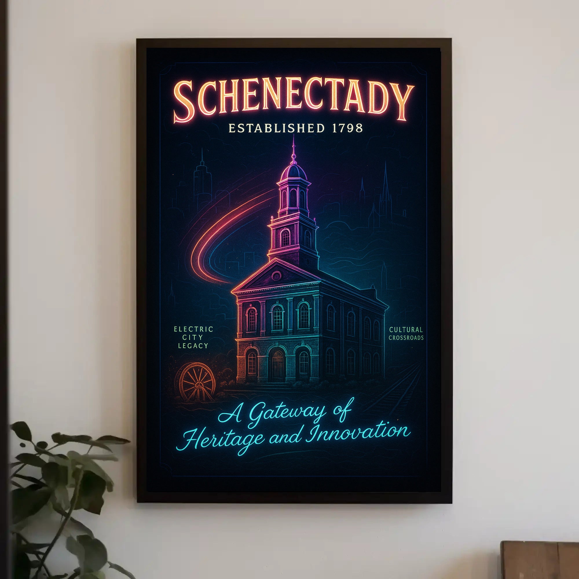 Schenectady A Gateway of Heritage and Innovation Poster PosterGoat