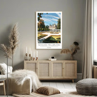 Schloss Hellbrunn Travel Poster: Architectural Elegance in Austria PosterGoat