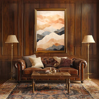 Serene Abstract Landscape Minimalist Abstract or Artistic Poster PosterGoat