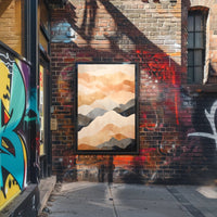 Serene Abstract Landscape Minimalist Abstract or Artistic Poster PosterGoat