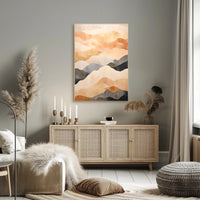 Serene Abstract Landscape Minimalist Abstract or Artistic Poster PosterGoat