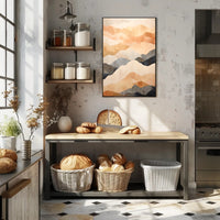 Serene Abstract Landscape Minimalist Abstract or Artistic Poster PosterGoat